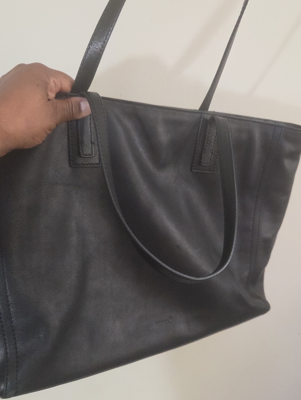 Fossil Large Learher Tote